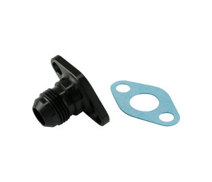 38.1mm 10AN Oil Drain Black