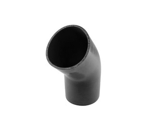 Silicon Hose 45 Elbow 4.00" BLACK